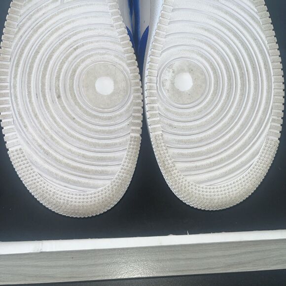 Size 14 - Nike Air Force 1 \'07 Low Triple White Customer Blue Kentucky Wildcats main image 8
